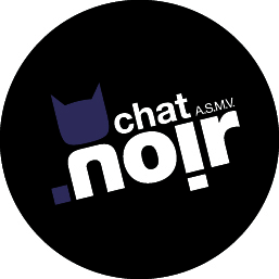 logo chat noir