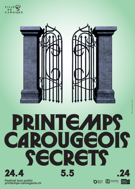 Affiche officielle du Printemps carougeois 2024
